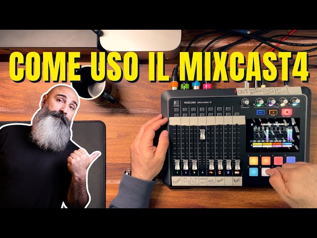 Tascam Mixcast4: how I use it for Podcasts, Live and Videos on YouTube