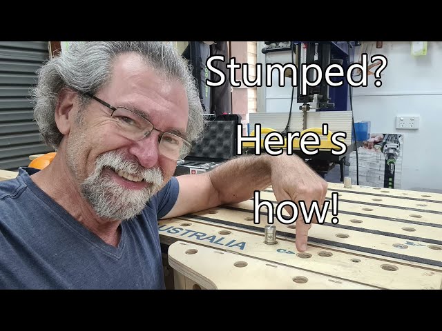 Stanton bench how to  crosscut hole position Dave Stanton