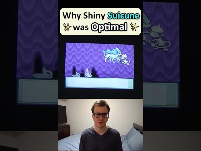 Why Shiny Suicune was Optimal in Competitive Pokemon