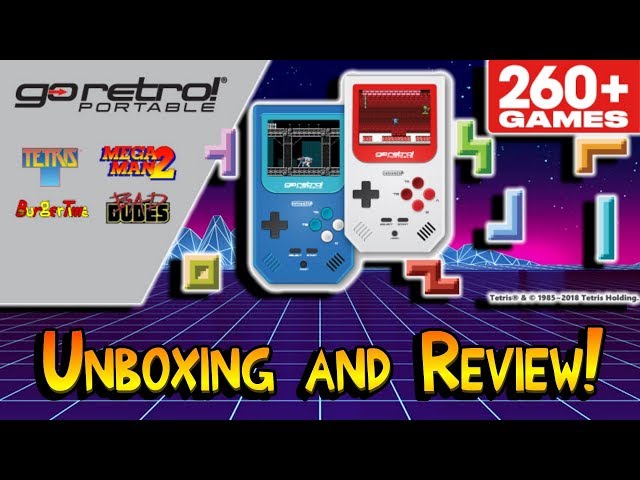 Retro-Bit Go Retro! Portable Gaming Handheld Review! 2018 Holiday Gift Idea?