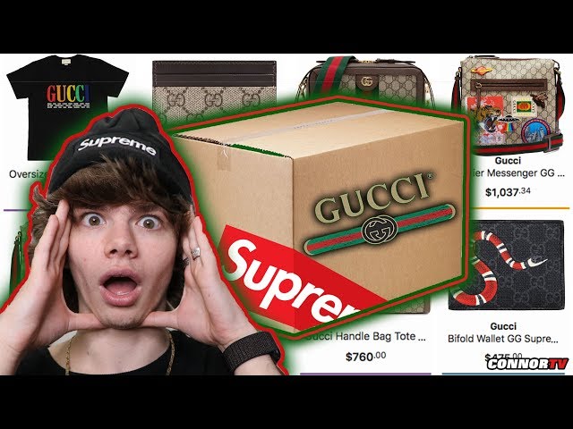 INSANE $1,000 Online Hypebeast Mystery Box! GUCCI Supreme Off White HypeDrop