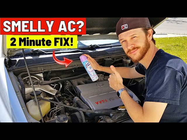How To Fix Smelly AC in 2 MINUTES