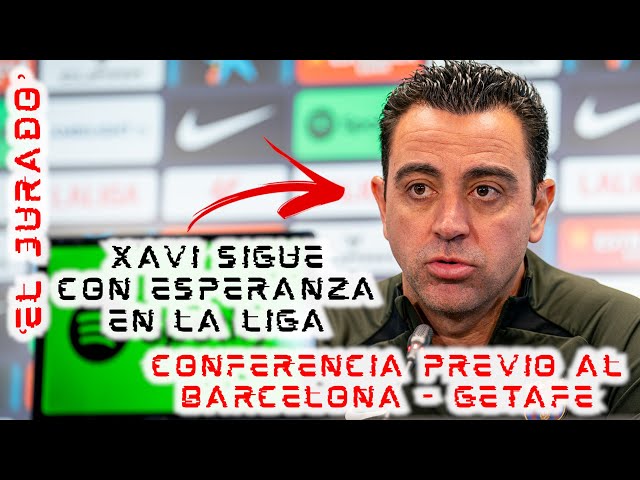 🚨¡#ELJURADO DE CONFERENCIA!🚨 Evaluamos qué dijo XAVI previo al #BARCELONA - #GETAFE 💥