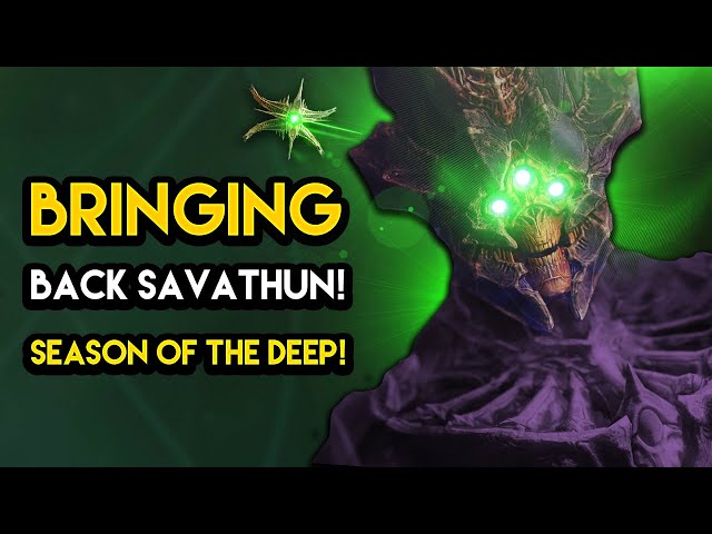 Destiny 2 - BRINGING BACK SAVATHUN! Revival and Plan To Stop The Witness