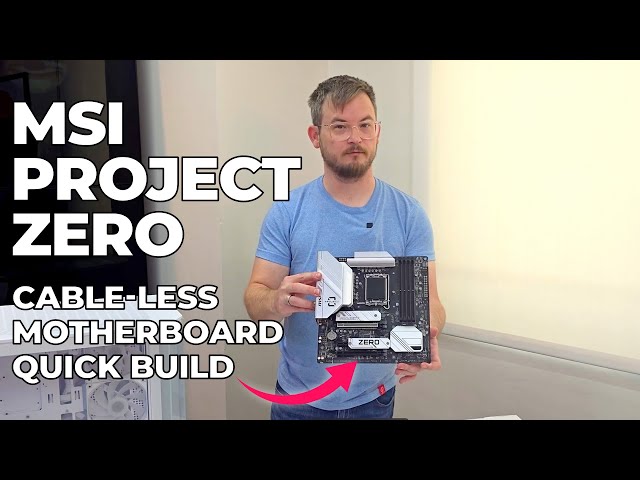 MSI Project Zero: One Step Closer to Cable-less PC Builds!