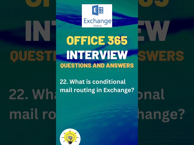 Interview questions and answers of Office 365 #shorts #interview #office365concepts #office365 #m365