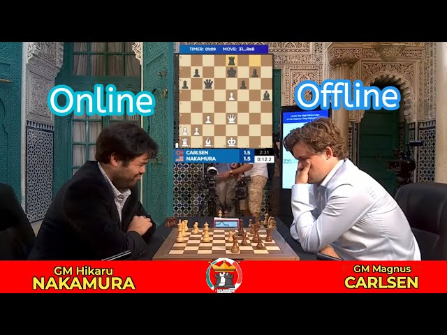 BIG MATCH 😎 Hikaru Nakamura vs Magnus Carlsen | Casablanca Chess 2024