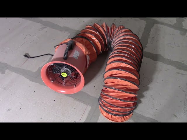 Real-Life Review of VEVOR 12" Portable Ventilator Blower Workshop Extractor Fan w/ 5M Duct Hose