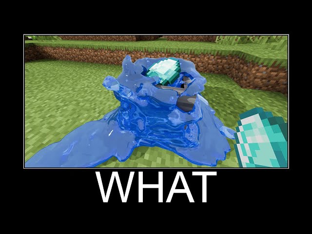 Minecraft wait what meme part 44 - realistic cauldron liquid, water