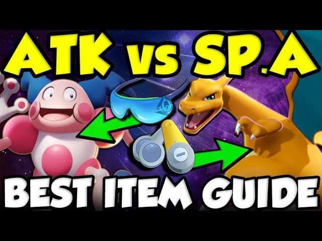 Which Pokemon Are Physical and Special in Pokemon UNITE + Item Build Guide For EVERY Pokemon!