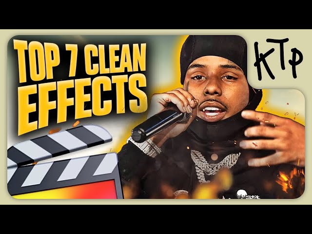 7 CLEAN Music Video Effects YOU SHOULD BE USING for Final Cut Pro X