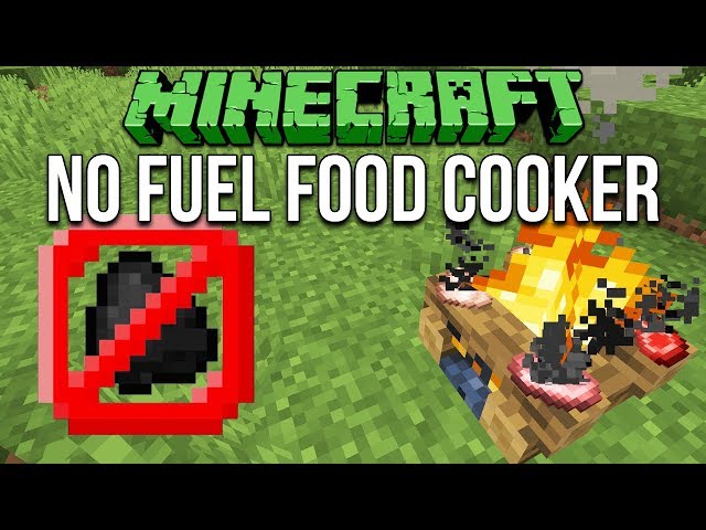 Minecraft 1.14 No Fuel Automatic Food Cooker Tutorial (17K+ per hour)