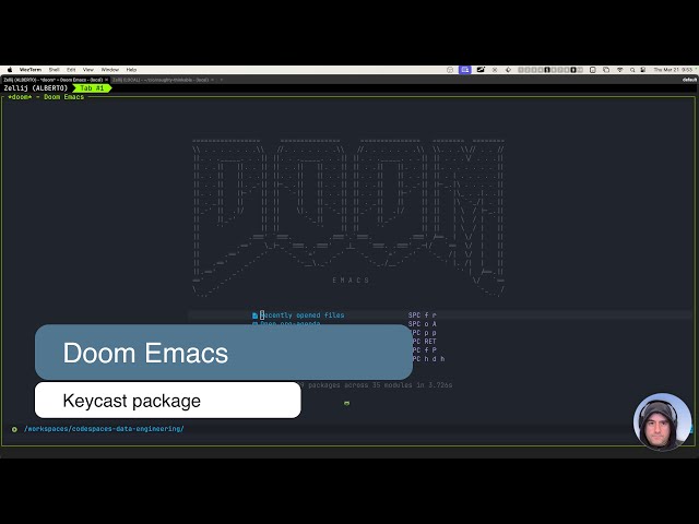 Doom Emacs and Keycast