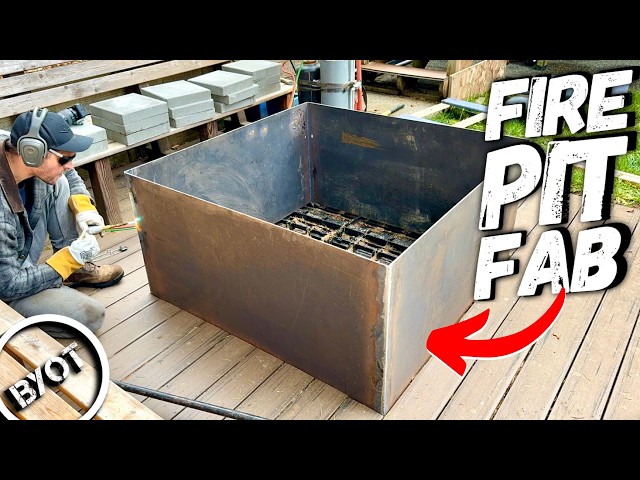 How To Build A Metal Fire Pit From Scratch!