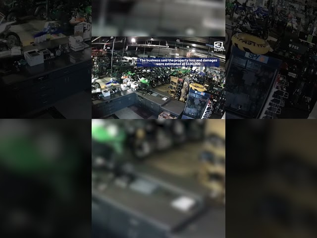 Roseville Motorsports smash and grab robbery in California