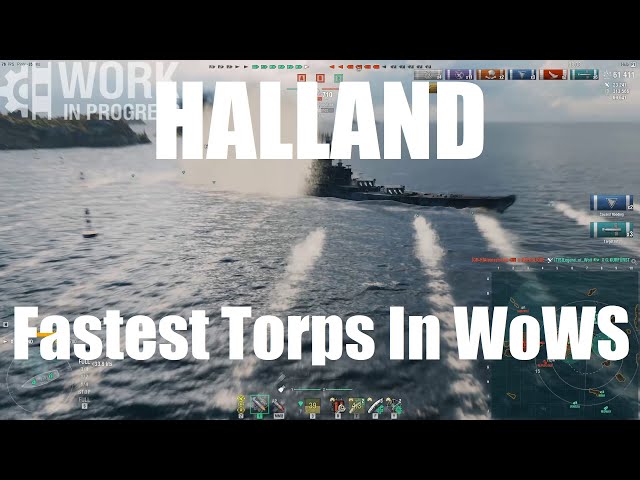 SWE T10 Halland (WiP) - The Fastest Torpedoes In WoWS!