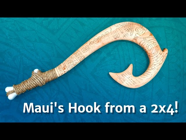 Kid Size Maui's Hook From a 2x4 - Disney's Moana