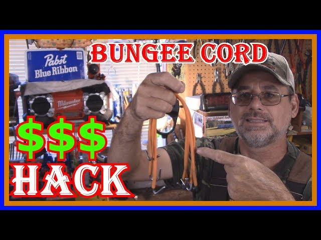HOW TO MAKE A BUNGEE CORD -  BUNGEE CORD HACKS   - HOMEMADE BUNGEE CORDS  SO EASY  AND REAL CHEAP