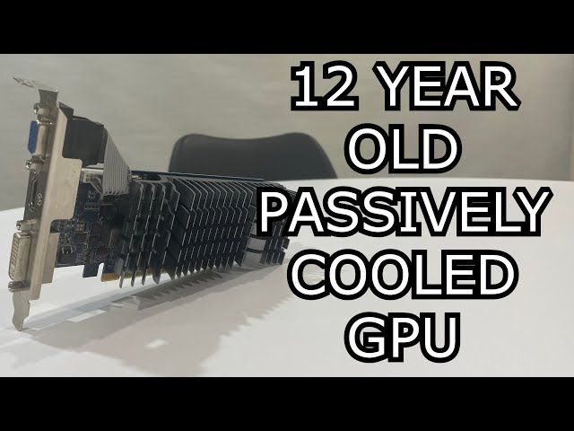 This old Gpu is PASSIVELY COOLED!