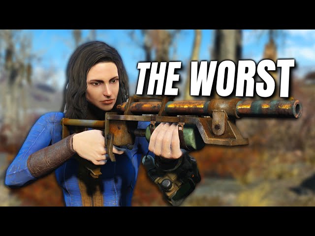 Fallout 4 with only Terrible Weapons (Day 1)
