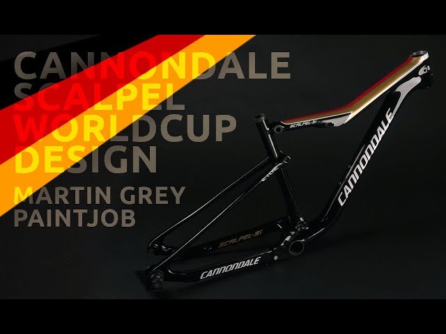 how to paint a bike - Cannondale Scalpel Worldcup Edition