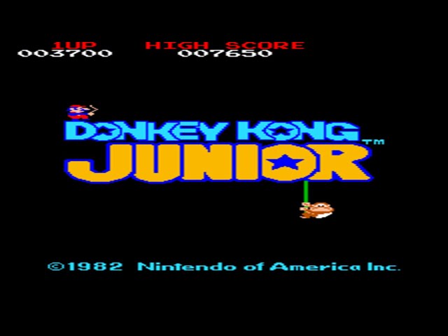 Donkey Kong Junior Arcade Playthrough