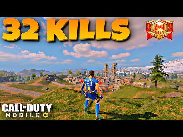 SOLO VS SQUAD 32 KILLS FULL GAMEPLAY CALL OF DUTY MOBILE BATTLE ROYALE