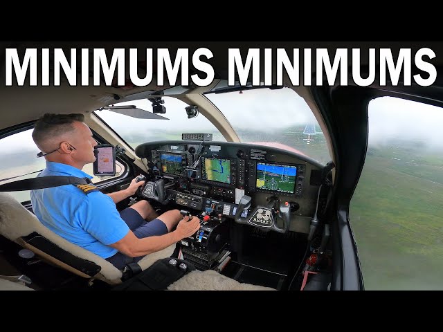 Heart-Pounding Solo IFR Approach to Minimums