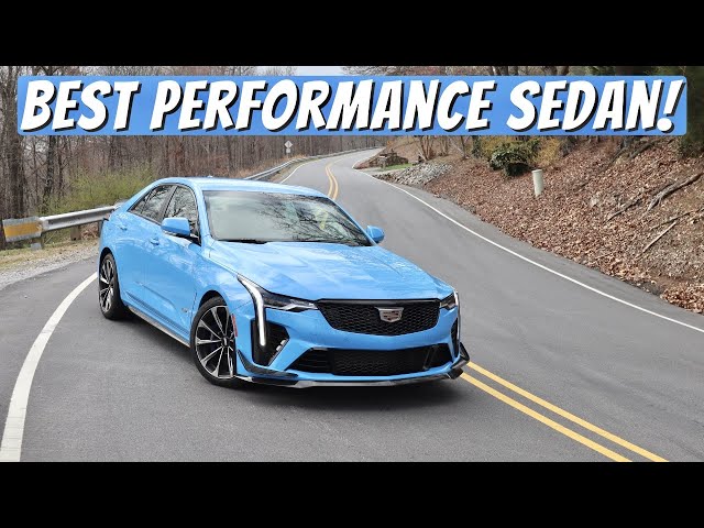 We Took a BRAND NEW 2022 Cadillac CT4-V Blackwing to The Mountains and DID THIS!