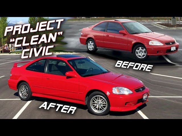 My $1500 Honda Civic Transformation | Before & After