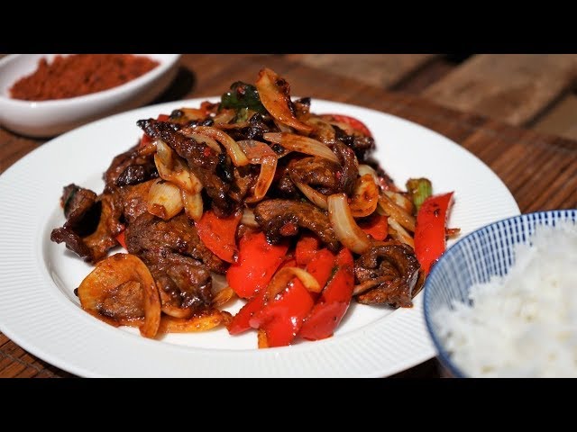 Stir Fry Sate Beef - Chinese Style - Morgane Recipes