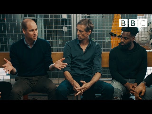 Premiership football stars and Prince William discuss mental health - BBC