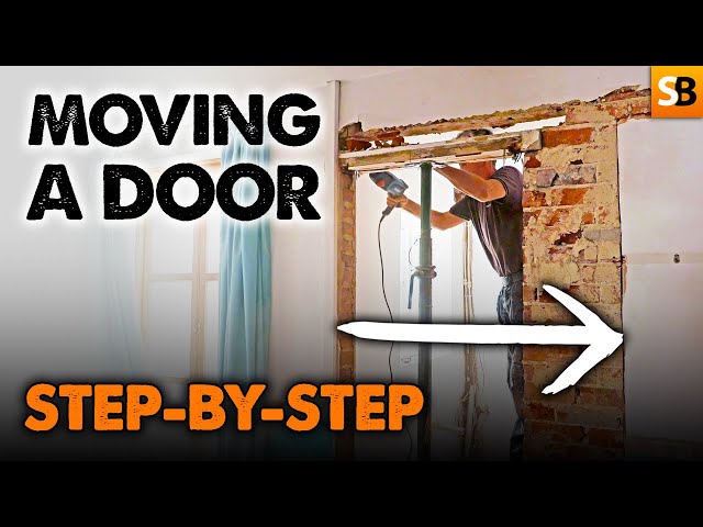 How to Move a Door Frame Over ~ DIY Guide