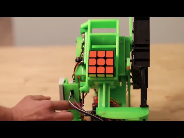 Rubik's Cube Scrambling Robot - Open Source Arduino and Robotics Project