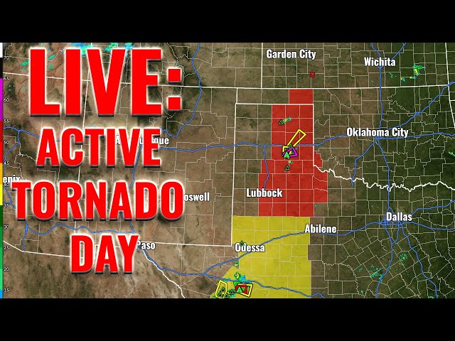 🔴 LIVE: ACTIVE TORNADO WARNINGS | LIVE STORM CHASERS