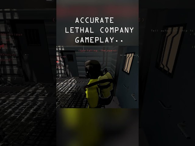 Accurate Lethal Company gameplay...