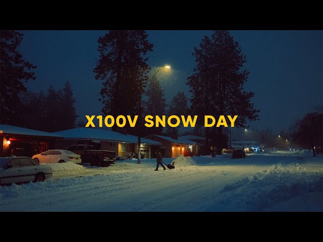X100V: Snow Day Photography