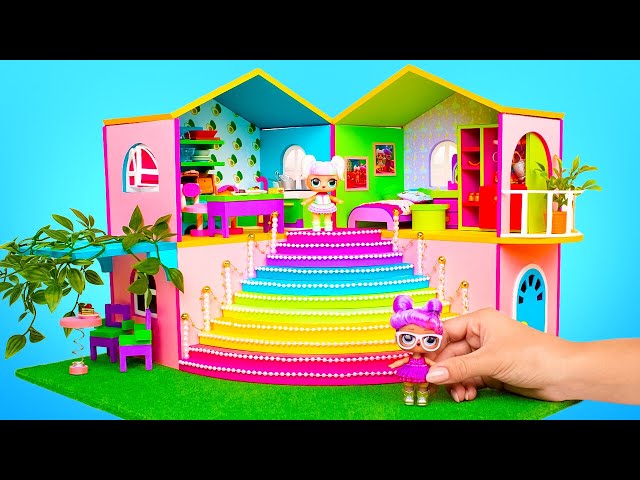 How To Build A Rainbow Dollhouse
