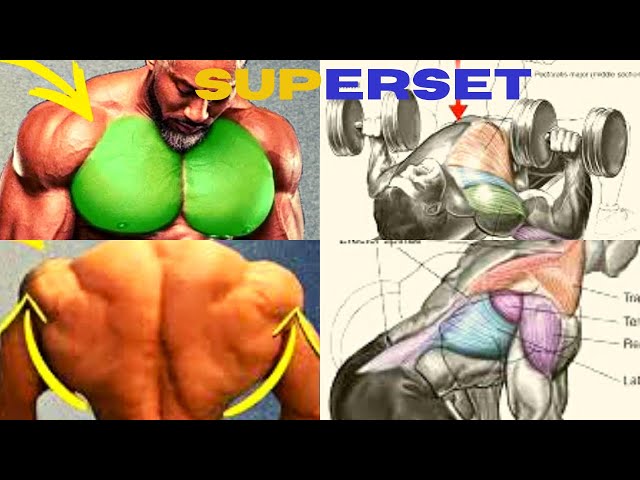 8 Best CHEST & BACK Exercises AT HOME (DUMBBELLS ONLY) SUPERSET WORKOUT FOR MASS.