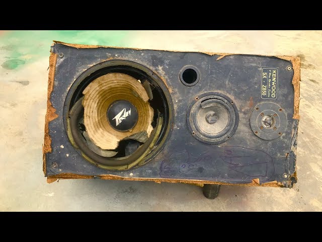 Kenwood speaker restoration | Restore and reuse old Japanese kenwood speakers