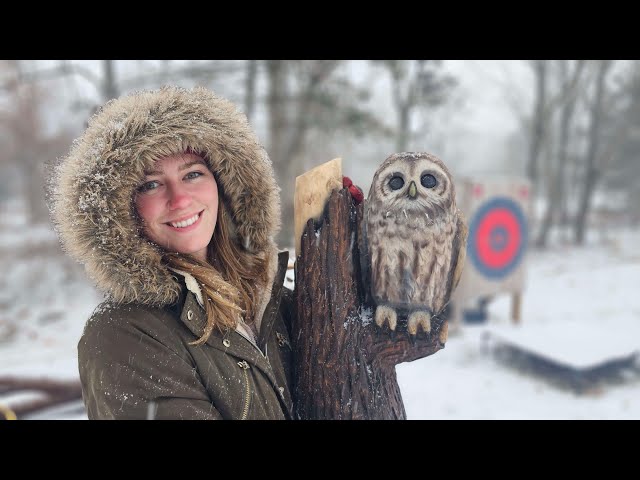 Turning a Log into a Little Owl
