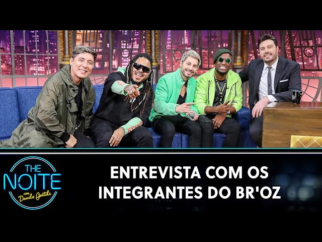 Entrevista com Broz: André Marinho, Jhean Marcell, Matheus Rocha e Oscar Tintel | The Noite 08/11/23