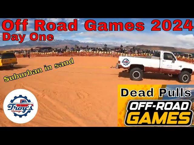 Off Road Games 2024 Day One Dead Pulls #dirtydiana from @yourdieselspecialists pulls the suburban