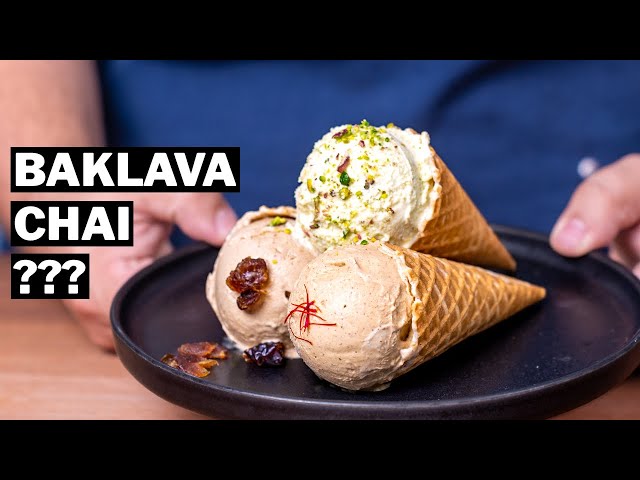 How to make Ice Cream with Middle Eastern Flavours