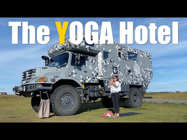 Mercedes ZETROS Expeditionsmobil auf Island - Das Yoga Hotel