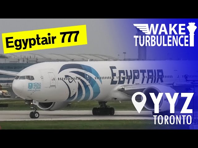 Egyptair Boeing 777-300 Departs YYZ for Cairo!