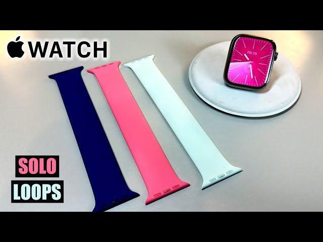 NEW Spring 2024 Solo Loops for Apple Watch Series 9 | AW Ultra 2 (ALL COLORS) Review & [Hands-On]