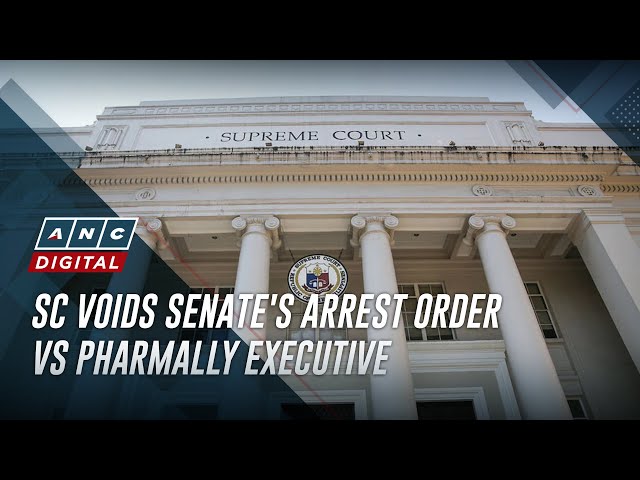 Supreme Court voids Senate's arrest, contempt order vs Pharmally executive, ex-presidential adviser