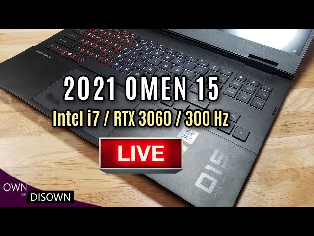 2021 HP OMEN 15  i7 / RTX 3070 / 300 Hz - TESTED LIVE!