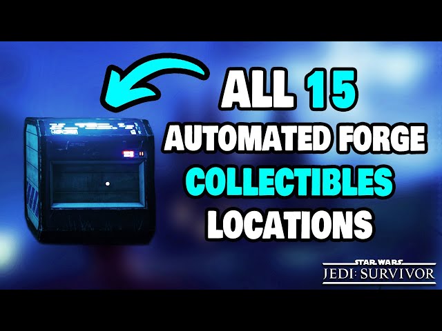 ALL 15 Automated Forge Collectibles Locations in Star Wars Jedi Survivor (STEP-BY-STEP)